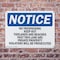 Signmission No Trespassing Keep Out Tidelands And Beaches OSHA Notice Sign, Plastic, 10in W x 7in L, 2PK OS-2PACK-NS-P-710-L-14926 - alternate 7
